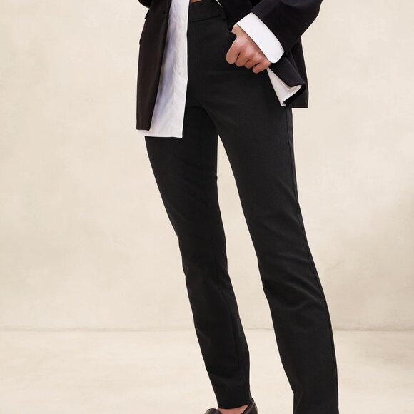 Banana Republic Skinny Sloan Pant size 6 Black - Picture 2 of 5